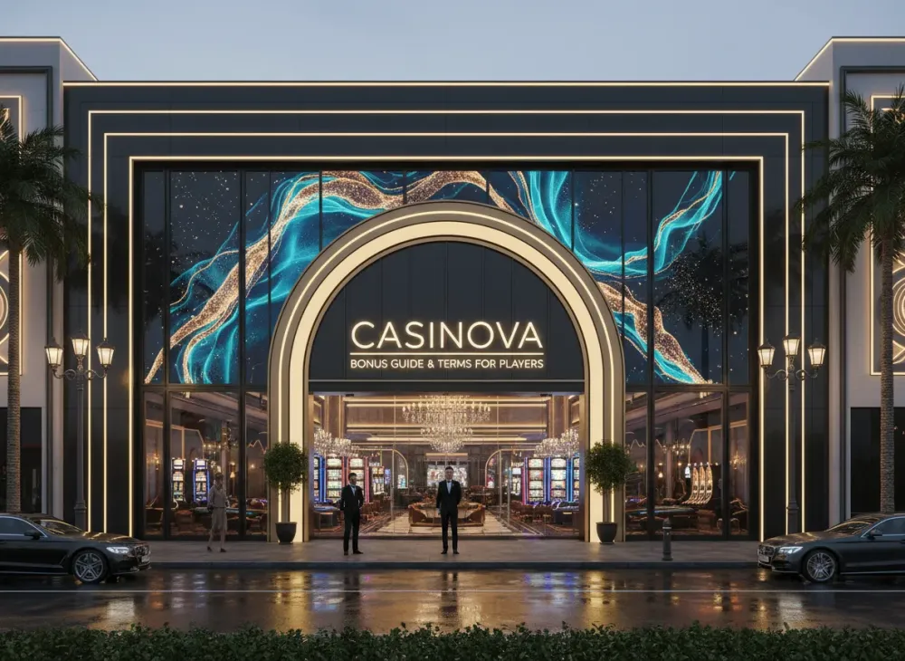 Casinova casino bonus guide og vilkår for spillere